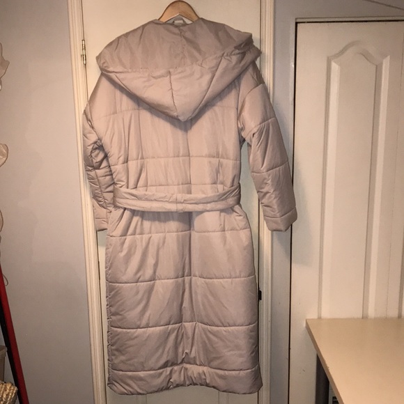 Women’s Waterproof Winter Coat Custom Tailor Made Beige/Gray Size L to XXL - Picture 4 of 4